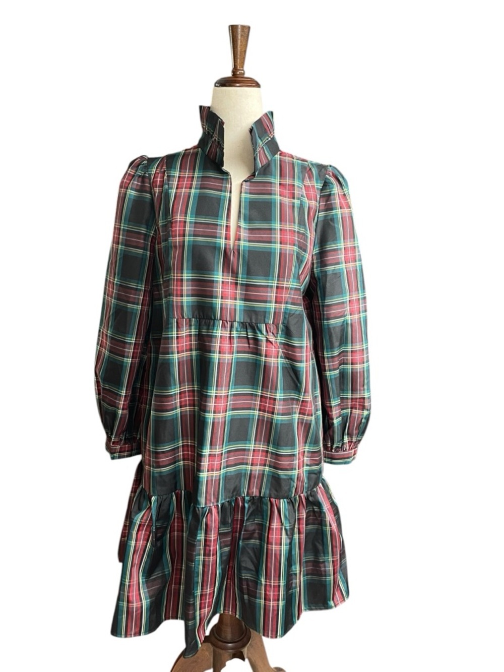 Tuckernuck The Highland Tartan Palmerston Dress Size S - Picture 5 of 16